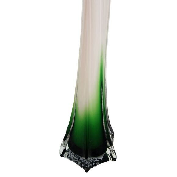 Vintage Murano Jack in The Pulpit Calla Lily Hand Blown Glass Large Vase 16” - Picture 9 of 9